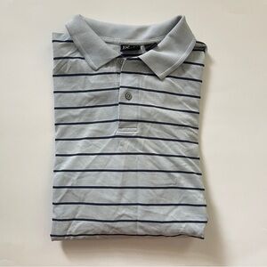 Jos. A. Bank Blue Striped Polo Shirt